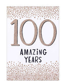 100 Amazing Years - 100th birthday card