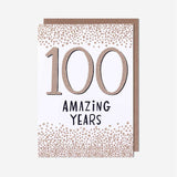 100 Amazing Years - 100th birthday card