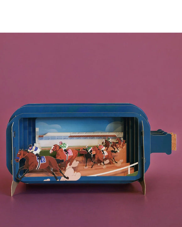 The horse-race - Message in a Bottle 3d card