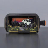 Landrover - Message in a Bottle pop up card