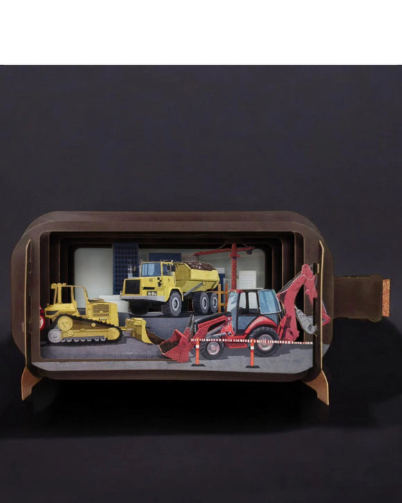 Heavy machinery - Message in a bottle pop up card