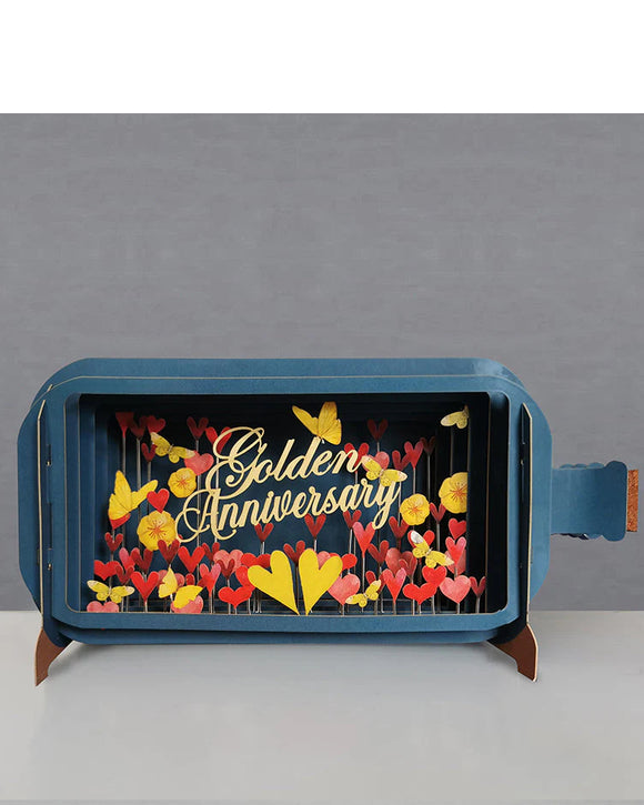 Message in a Bottle - Golden Anniversary card