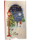 Grandson & Fiancee (skating) - Christmas Card