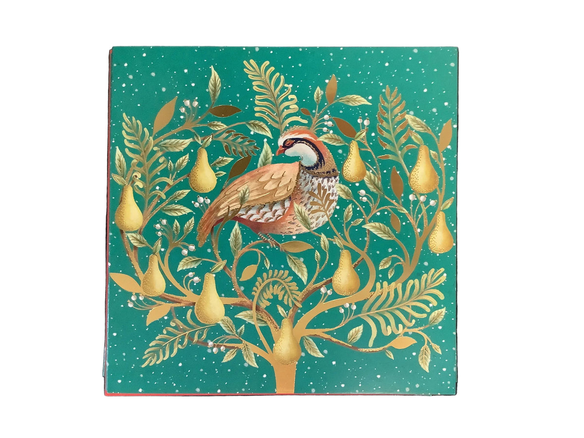 Partridge in a Pear Tree -5 pack of Charity Christmas cards