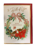 Both of you, wreath- Christmas card