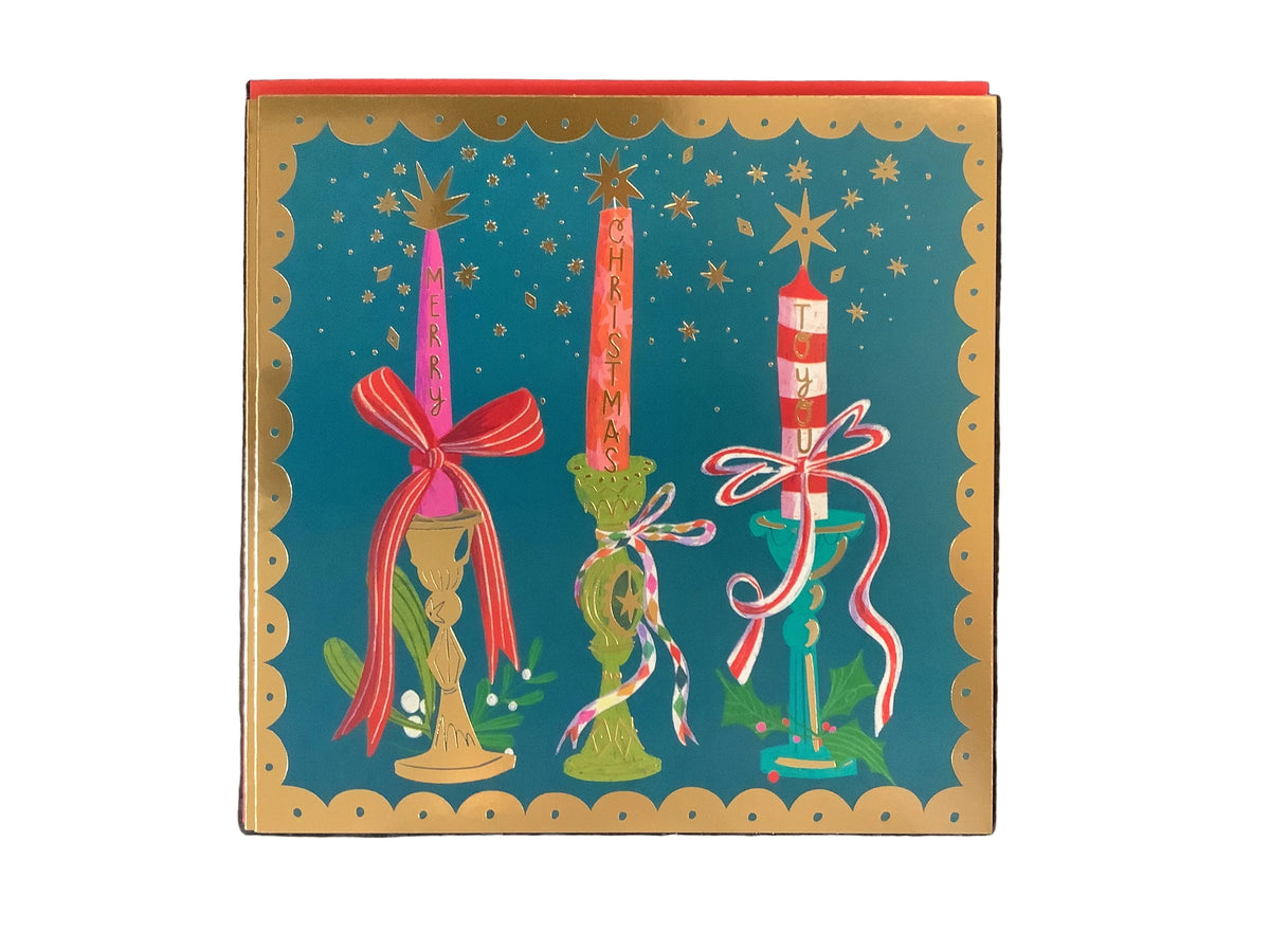 Christmas Candles -5pack Charity Christmas cards