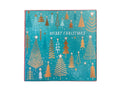 Foiled Christmas Trees - 5 pack of Charity Christmas cards