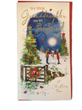 Granddaughter & Boyfriend (snowman) - Christmas Card