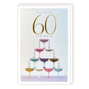 On your 60th Birthday card