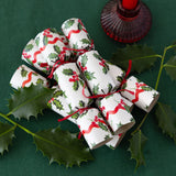 Holly mini Christmas crackers