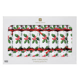 Holly mini Christmas crackers