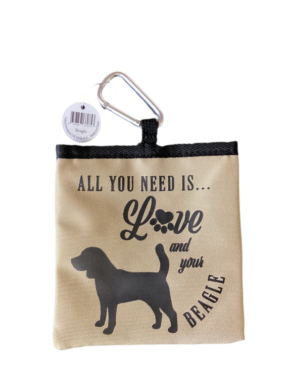 Beagle - dog treat pouch