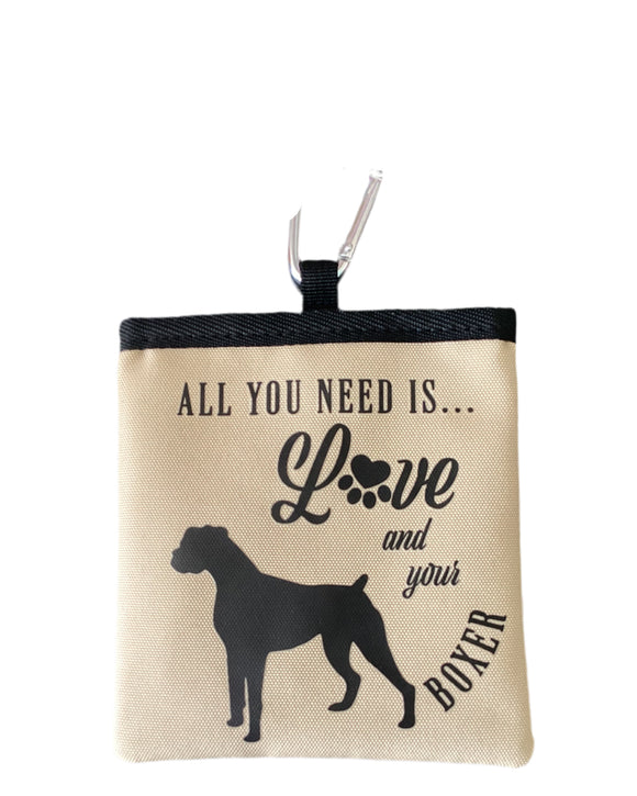 Boxer - dog treat pouch