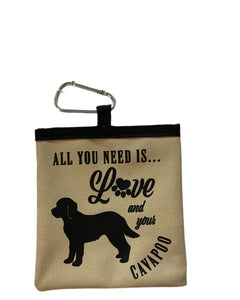 Cavapoo - dog treat pouch