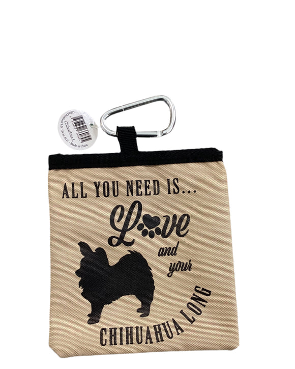 Chihuahua Long - dog treat pouch