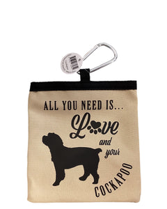 Cockapoo - dog treat pouch