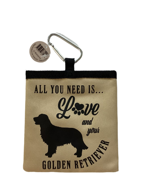 Golden Retriever - dog treat pouch