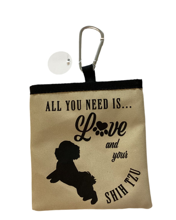 Shih Tzu - dog treat pouch