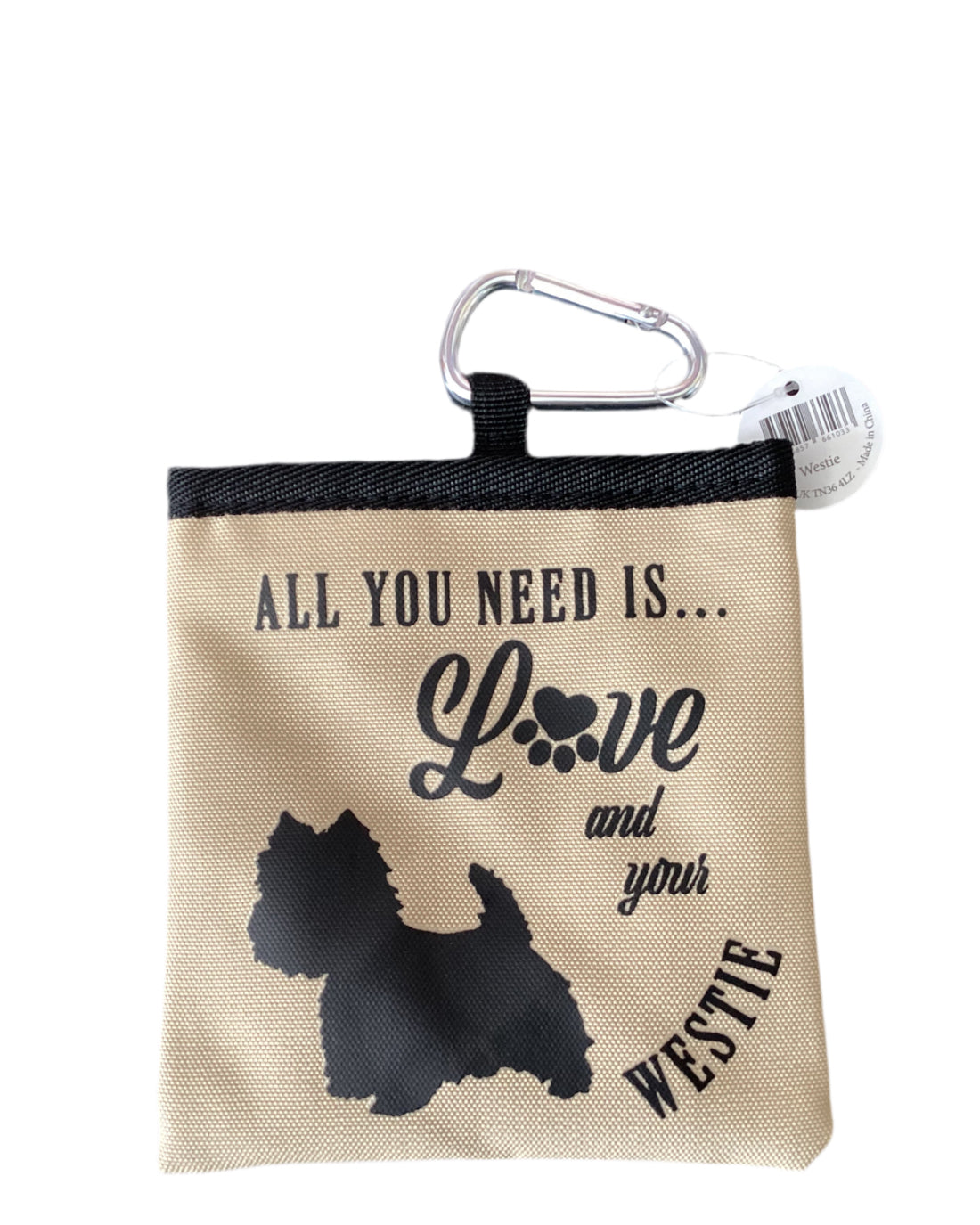 Westie - dog treat pouch