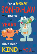 Great son-in-law - Birthday card