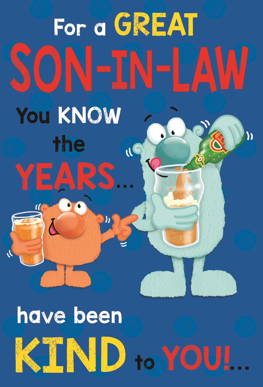 Great son-in-law - Birthday card