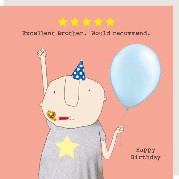 Happy Birthday to a 5* Brother - Rosie Made a Thing card