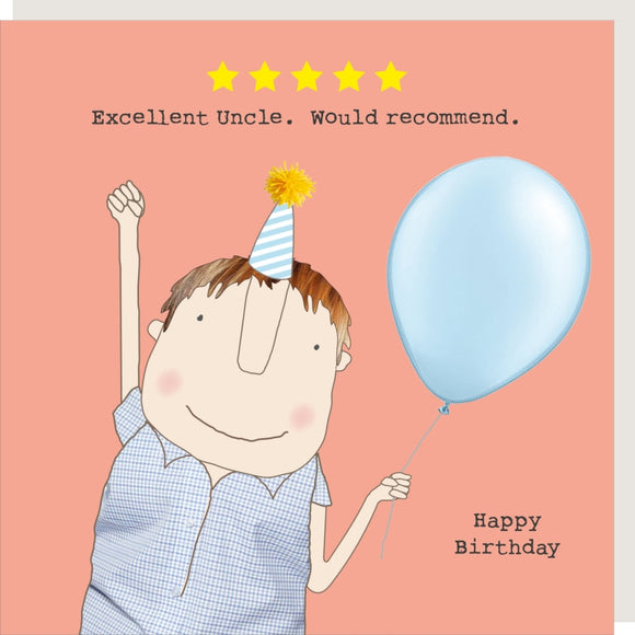 Excellent Uncle - Rosie Made a Thing card