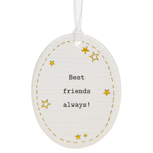 Best friends always... - Ceramic plaque