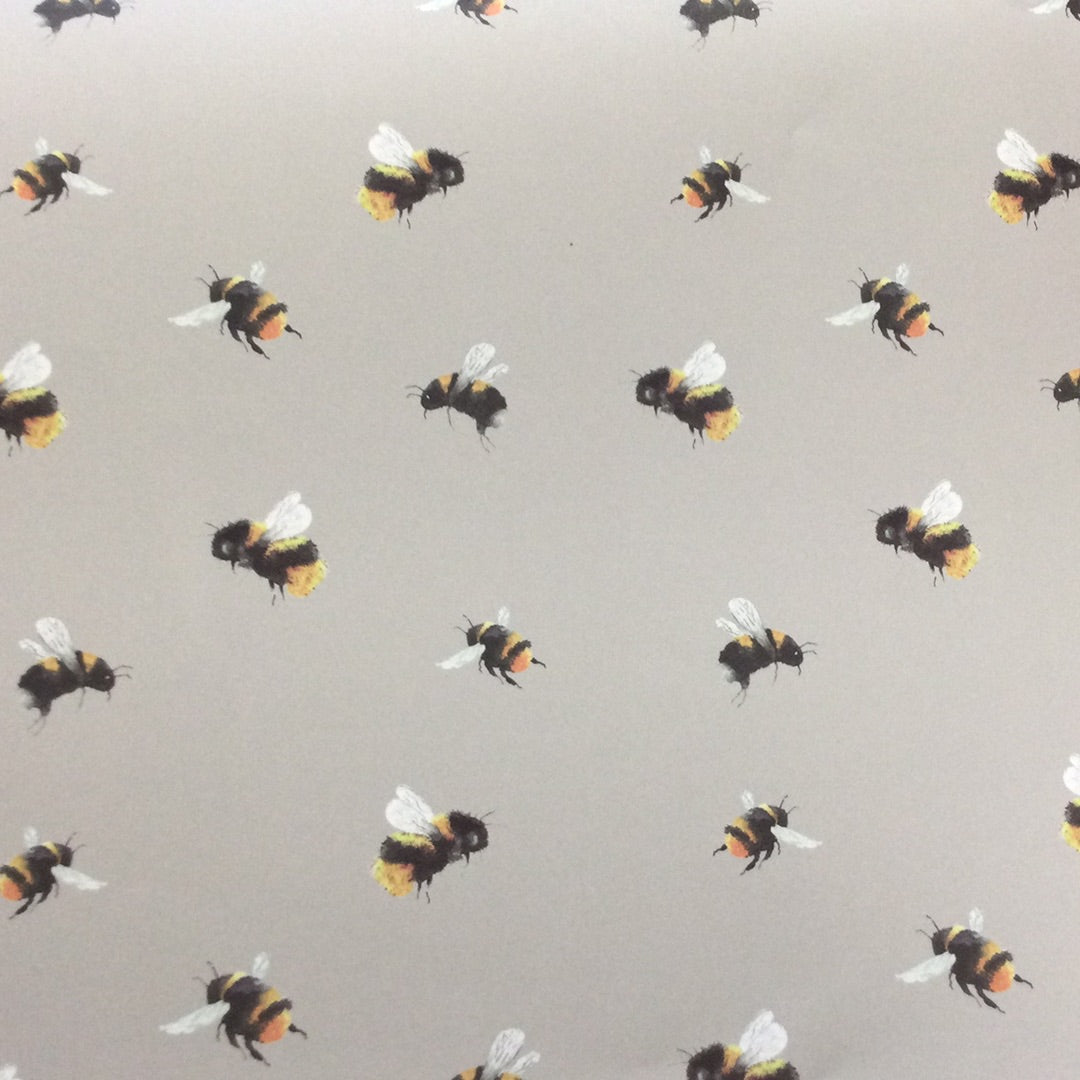 Flat Wrap Bumble Bee - 2 Sheets & Tags - Wrapping Paper Set