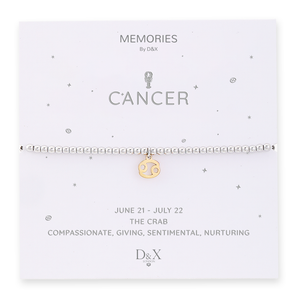 Cancer - memories bracelet