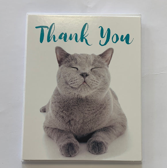 Pack of 4 mini Notelets- thank you