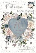 On Your Platinum Anniversary card