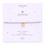 Gemini - memories bracelet