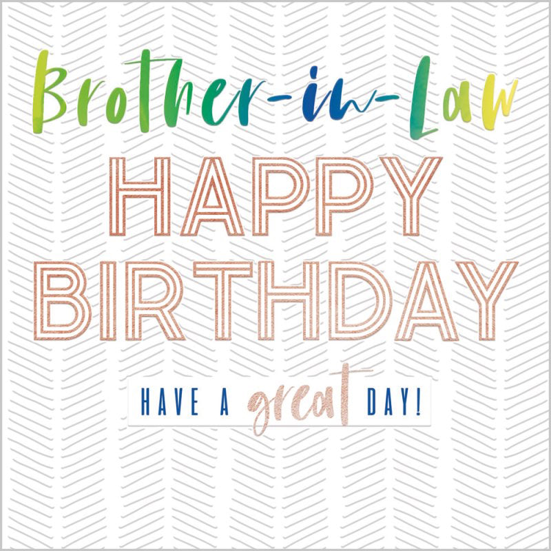 Brother-in-Law Birthday card