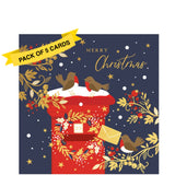 Christmas Postbox - Pack of 5 charity Christmas cards