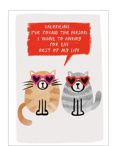 The Person I Want to Annoy - Valentine's Day card