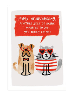 Another year of being married to me - Anniversary card