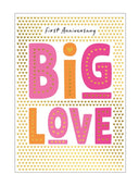 First Anniversary card