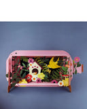 Birds with birdhouse - 3d pop up card