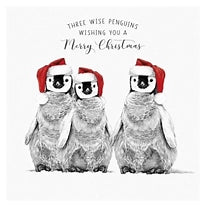 Penguins - Christmas card