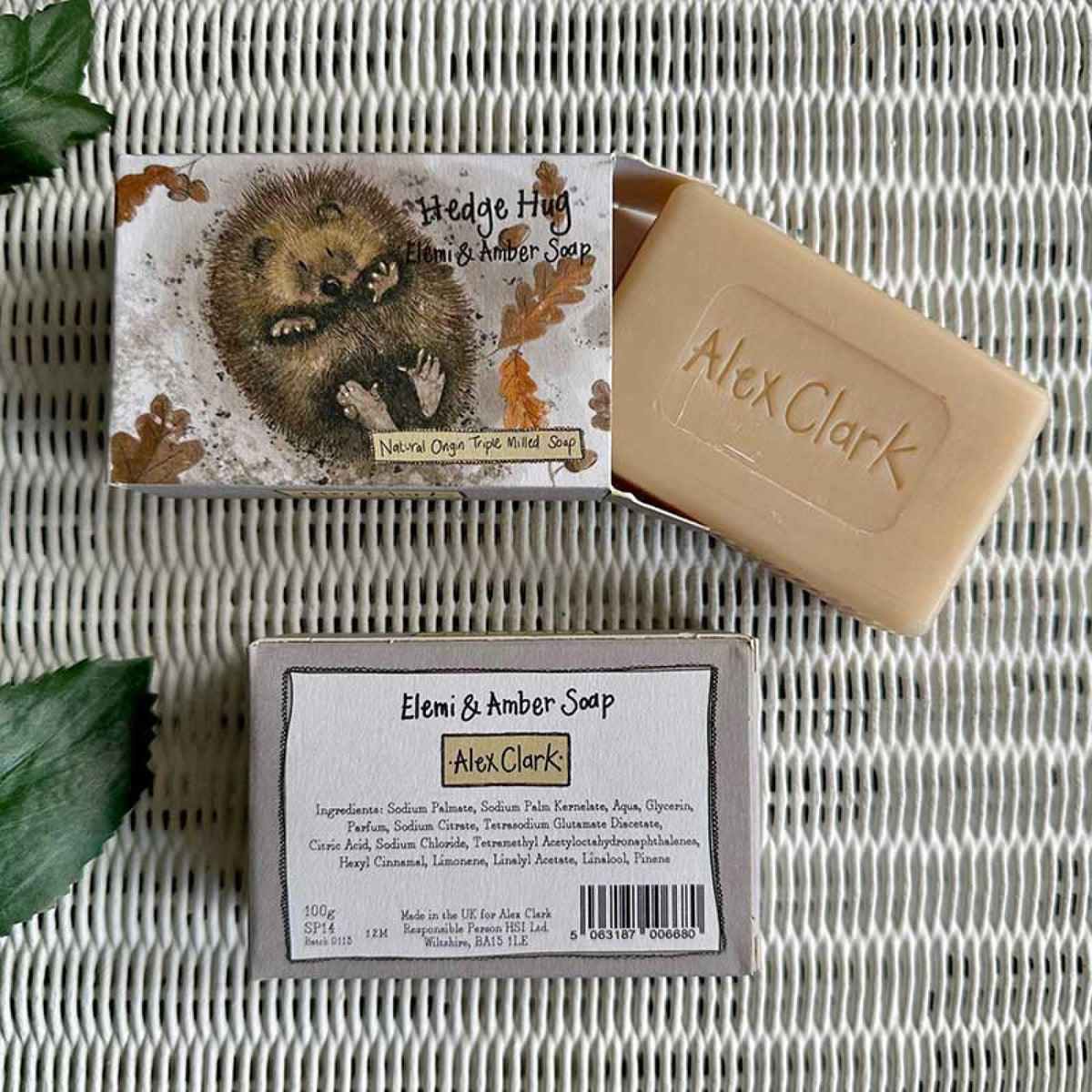 Alex Clark Make-up Bag and Soap Gift Set - Wren
