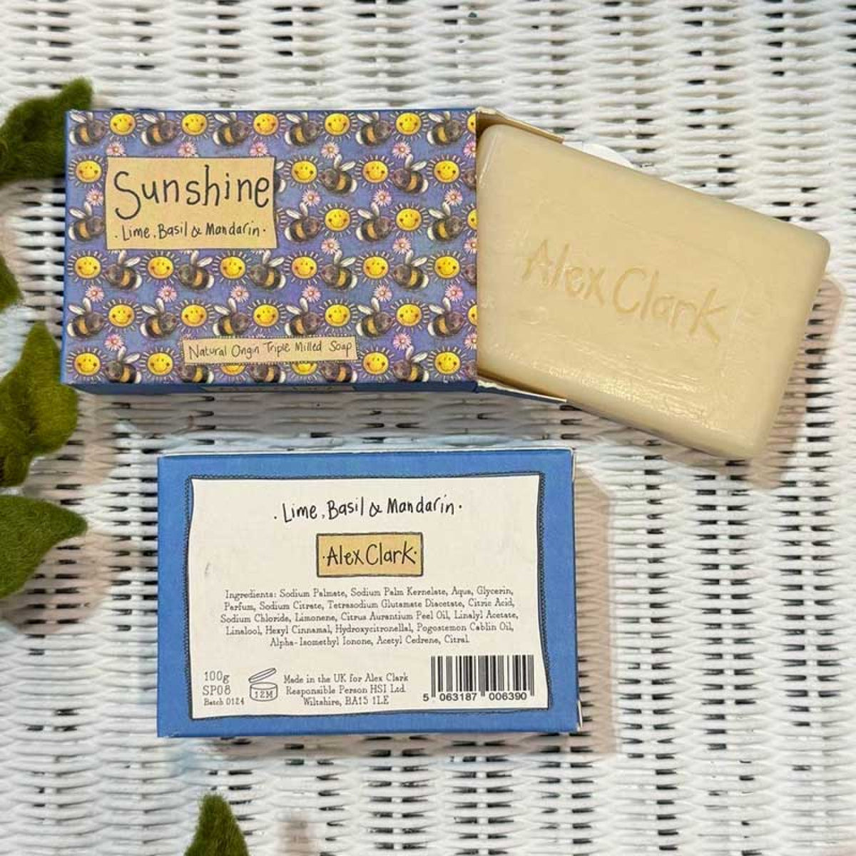 Alex Clark Make-up Bag and Soap Gift Set - Bumble Bee