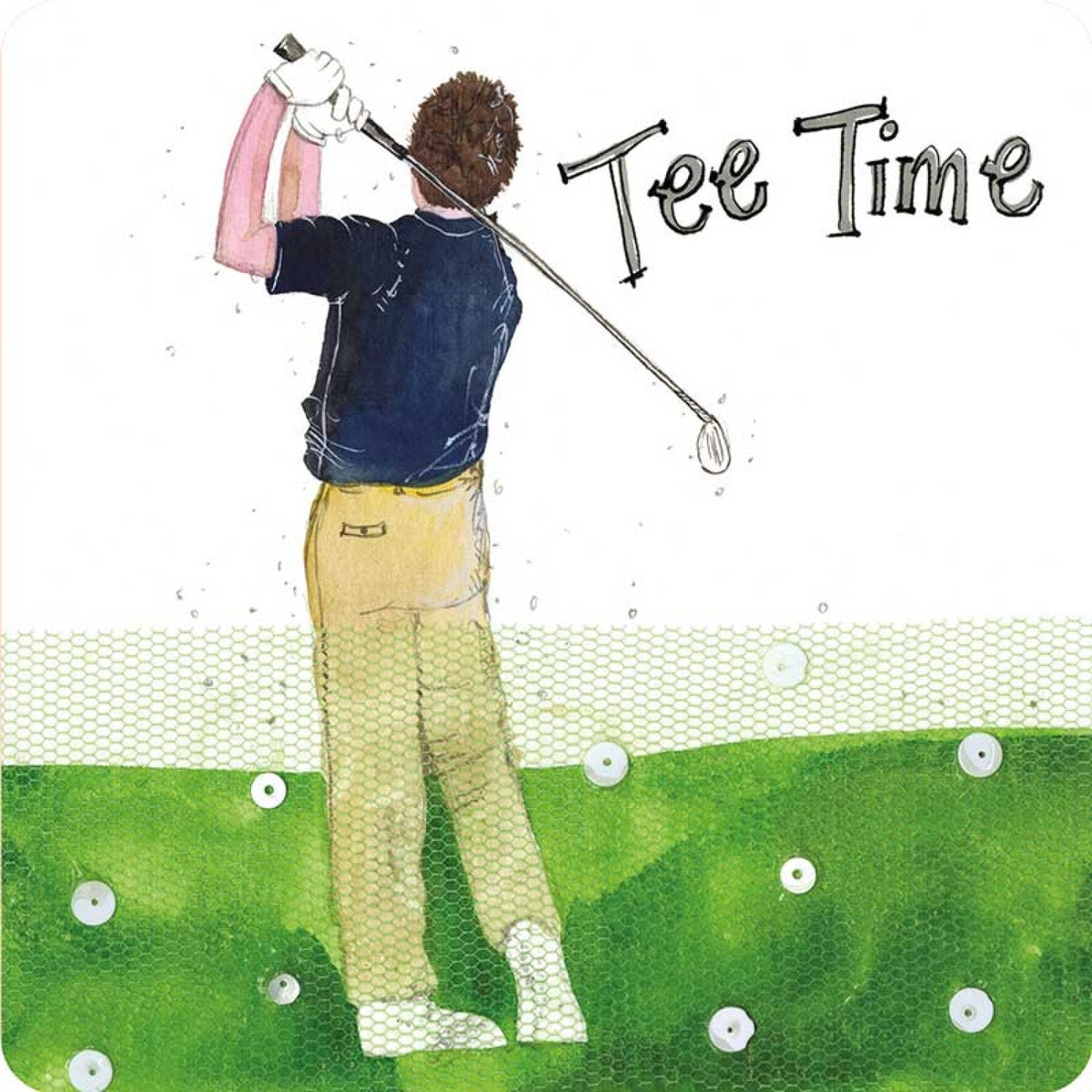 Alex Clark Mug & Coaster Set - Tee Time