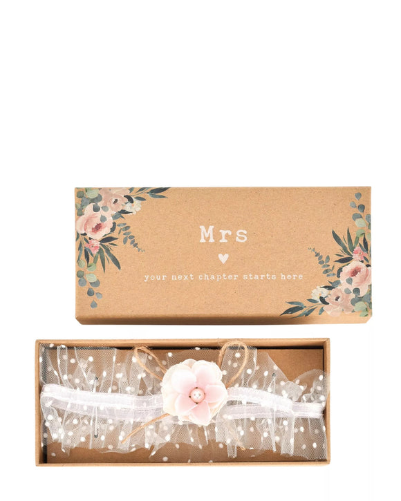 Wedding Garter in giftbox