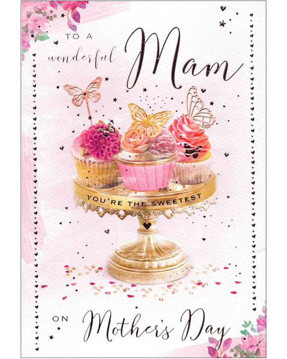 Wonderful Mam on Mother's Day card