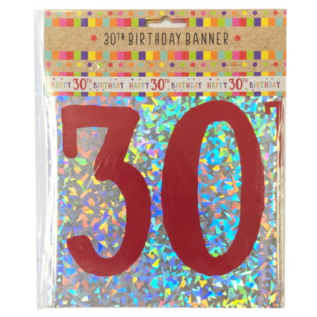 Happy 30th Birthday - Banner