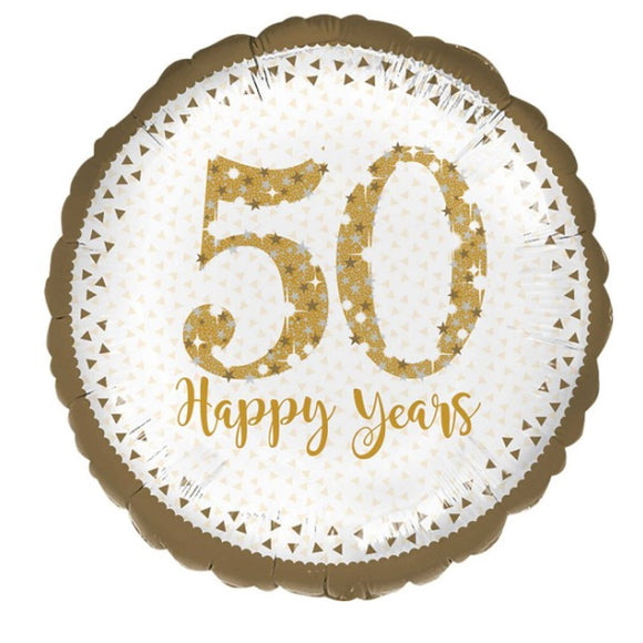 50 Happy Years - Helium filled Balloon 