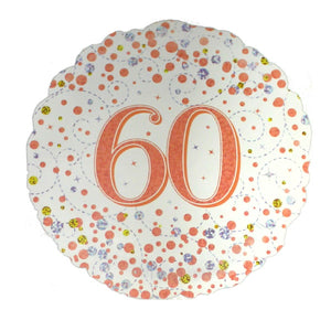 60th birthday helium balloon