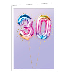 30th Birthday card