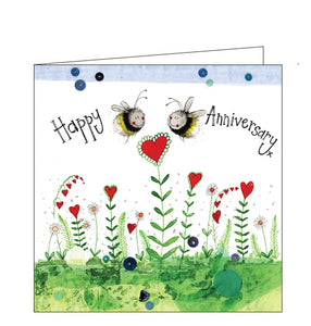 Alex Clark anniversary card bees anniversary card